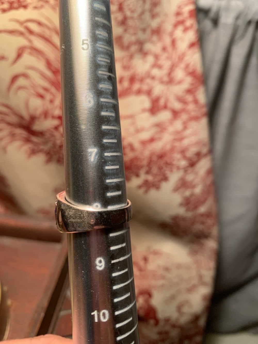 Blue Star Enamel Ring with Sparkle Accents - Picture 4 of 8